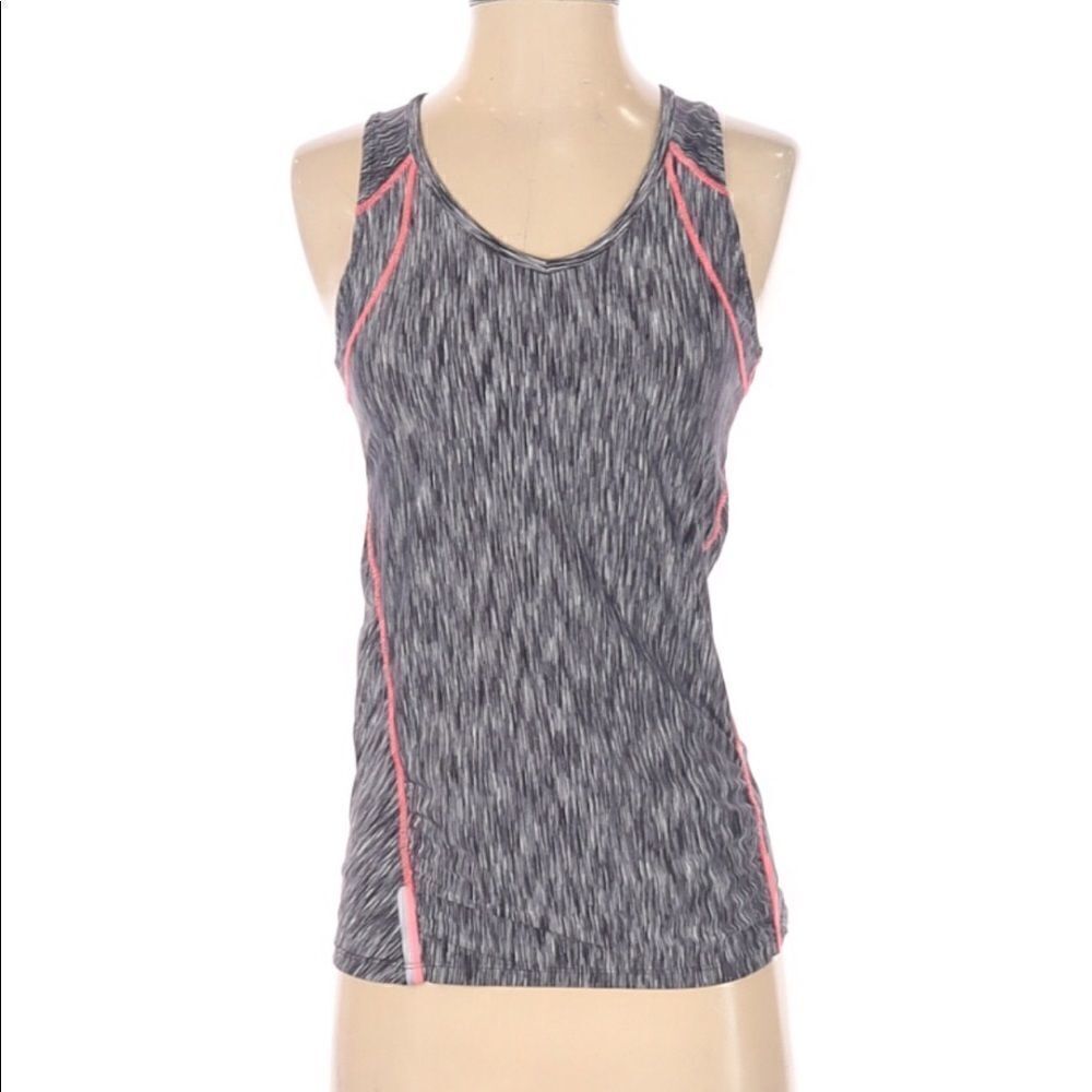 Athleta Gray Sleeveless Workout Tank Top XS